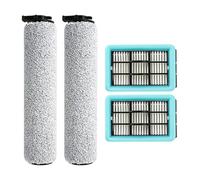 HMHAMA Spazzola a rullo di ricambio per aspirapolvere, filtro HEPA per Bissell Crosswave HF2/3845N/3831, 2 spazzole a rullo e 2 filtri HEPA