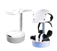 HMHAMA Supporto di ricarica compatibile per controller PS VR2, stazione di ricarica, supporto per display per cuffie Playstation VR2, con luce RGB