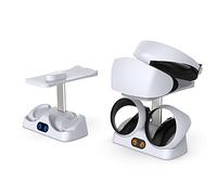HMHAMA Supporto dock di ricarica per controller PS VR2, stazione di ricarica con maniglia VR con indicatore luminoso, supporto VR accessori per PS VR2Headset e maniglia
