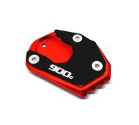 HMLZSJ Compatibile con Z650 900 Z900 R -S SE Z650 Z 900 RS 2017-2022 Supporto di Estensione del cavalletto Laterale for Moto Piastra allargata Accessori Z900(Red-Z 900 R -S)