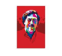 HMNANGDE Pablo Escobar, poster decorativo su tela, per soggiorno, camera da letto, decorazione da parete, per camera da letto, 30 x 45 cm