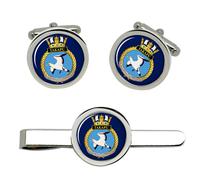 HMNZS Takapu Gemelli Da Polso Royal New Zealand Navy E Set Fermacravatta