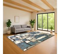 HMO HOME MY OWN Tappeto 110x170 cm Moderno in Polipropilene - Economico e Resistente - Tappeto Pelo Corto Facile da Pulire - Ideale per Salotto, Soggiorno e Camera da Letto