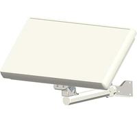 HMP Selfsat H30D2+ - Antenna piatta per TV satellitare + passacavo + cavo Full HD 4K