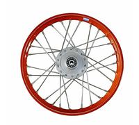 HMParts Cerchio in acciaio 14 pollici anteriore rosso adatto per quasi tutti i modelli con asse da 12 mm Dirt Bike, Pit Bike, XMOTOS, MotoCross (rosso)