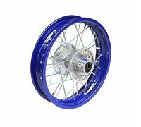 HMParts Cerchio in acciaio 14 pollici posteriore blu adatto per quasi tutti i modelli con asse da 12 mm Dirt Bike, Pit Bike, XMOTOS, MotoCross (blu)