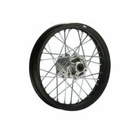 HMParts Cerchio in alluminio 14 pollici posteriore nero tipo 7 adatto per quasi tutti i modelli con asse da 15 mm Dirt Bike, Pit Bike, XMOTOS, MotoCross, Supermoto a 4 tempi