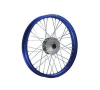 HMParts Cerchione in alluminio 17 pollici anteriore blu anodizzato, adatto per quasi tutti i modelli con asse da 12 mm, Dirt Bike, Pit Bike, XMOTOS, MotoCross (blu)
