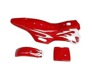 HMParts Pit Bike/Dirt Mini Cross Set Carenatura Rosso