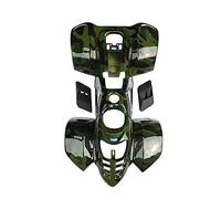 Hmparts Quad Atv Quad Bambini 50 - 110 cc Plastica Set Tuta Mimetica Vernice