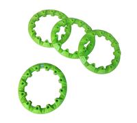 HMParts Radzierblende Felgenring Verde 4X Per 8 Zoll ATV Quad Nuovo