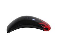 HMparts TASCA BIKE / MINI CROSS PARAFANGO " FLAME " - nero rosso - anteriore