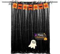 HMQIANG - Fondale fotografico con paillettes, 1 pannello, 1 pannello, per feste di compleanno e matrimoni