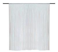 HMQIANG - Tende da fondale iridescenti con paillettes, 1 pannello con sfondo scintillante per feste di compleanno