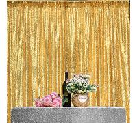 HMQIANG - Tende da fondale per fotografia, con paillettes, 1 pannello da 1 x 18 m, per feste di matrimonio e per sfondo in tessuto luccicante