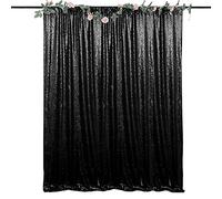 HMQIANG Tende nere con lustrini, 1,8 m x 2,4 m, 1 pannello con sfondo scintillante per feste