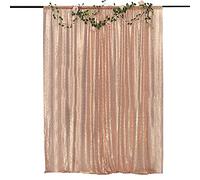 HMQIANG - Tende per sfondo con paillettes, 10,5 x 12,7 cm, con paillettes, per feste, compleanni, matrimoni, decorazioni