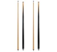HMQQ 48" Pool Cue Set of 4, Stecca da Biliardo 100%, Nero, 58" Set of 2