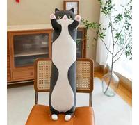 HMRMZBD Cuscino per dormire in peluche carino husky maialino che dorme sul lato del corpo cuscino 80-120 cm letto divano decorazione casa cuscino cuscino cuscino compleanno