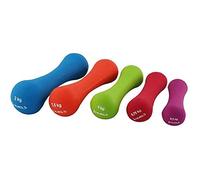 HMS 5907695556797 - Manubri in ghisa Rivestiti in Neoprene, Taglia Unica, Colore: Arancione
