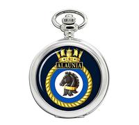 Hms Alaunia, Reale Blu Navy Tasca Orologio