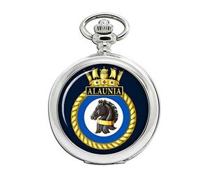 Hms Alaunia, Reale Blu Navy Tasca Orologio