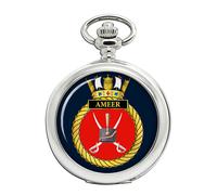 Hms Ameer , Reale Blu Scuro Orologio da Tasca