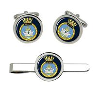 Hms Ark Reale, Reale Blu Scuro Gemelli E Fermacravatta Set