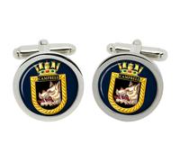 HMS CAMPBELL, Cufflinks Della Royal Navy In Scatola