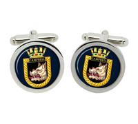 HMS CAMPBELL, Cufflinks Della Royal Navy In Scatola