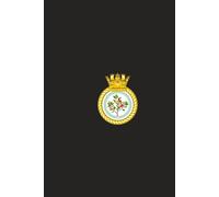 HMS Campbeltown Royal Navy notebook: 6"x9" matt black paperback notepad journal - 120 lined pages - 100% author profits to charity