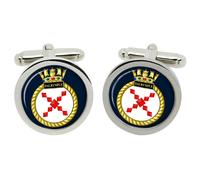 HMS DALRYMPLE, Cufflinks Della Royal Navy In Scatola
