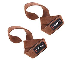 HMS F4435 Deadlift Straps in Pelle Forte E Durevole