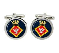 HMS Falmouth, Cufflinks Della Royal Navy In Scatola