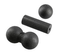 HMS FSBM07 - Set per massaggio fasciale, 3 pezzi, in EPP, fino a 150 kg | Set da massaggio in 3 pezzi in EPP con pallina, doppia palla e mini rullo