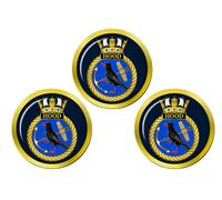 HMS HOOD, Marcatori Di Palla Da Golf Della Royal Navy