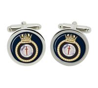 HMS PENZANCE, Cufflinks Della Royal Navy In Scatola