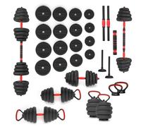 HMS SGN130 - Set di pesi 6 in 1 (manubrio e kettlebell), 30 kg