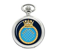 HMS Sheffield Orologio da Tasca Royal Navy Ravel Quarzo Argento
