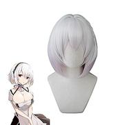 Hms Sirius Cosplay Wig Game Azur Lane Women Pink White Parrucca Sintetica Resistente Al Calore Hms Sirius