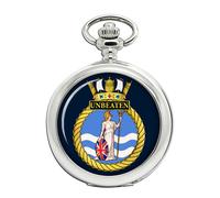 HMS Unbending Ravel Orologio Da Tasca Royal Navy, Quarzo, Argento