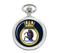 Hms Unbroken, Reale Blu Scuro Orologio da Tasca