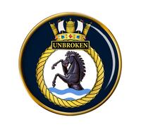 Hms Unbroken, Reale Blu Scuro Spilla