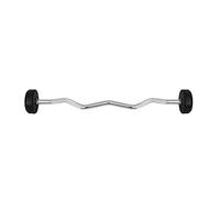 HMS Unisex 17-58-023 5907695509144 Barra Arricciata Rivestita in Gomma, Nero, Taglia Unica
