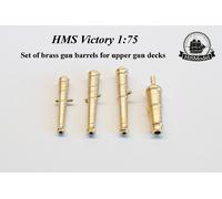 HMS Victory 1:75 - Pistole in ottone e carrozze in legno per ponti superiori