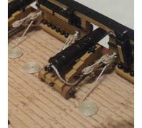 HMS Victory 1:84 - Set di attacchi per pistole per ponti superiori