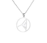 Hmsanase Classico Collana Uomo Donna Gioielli Ciondolo Pendente Necklace Artistic Gymnastics Pole Dance Support Action Pendant Necklace S