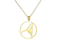 Hmsanase Classico Collana Uomo Donna Gioielli Ciondolo Pendente Necklace Artistic Gymnastics Pole Dance Support Action Pendant Necklace G