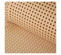 HMTBQT Paglia di Vienna Plastica Rattan Rotolo Larghezza 35-100cm,Tessuto in Rattan Sintetico al Metro,Fettuccia di Nastro Vimini in Finto,Cane Webbing Rete in Vimini per Mobili(35cmx13m)