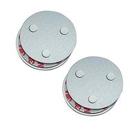 Hmtool rilevatore di fumo magnetico,fissaggio rapido e semplice kit di montaggio a soffitto per allarme fumo, senza bisogno di trapano senza pericolo 10 secondi di installazione(2 pezzi)